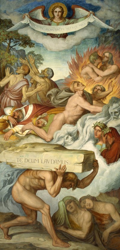Los tormentos del purgatorio de Joseph Anton Koch